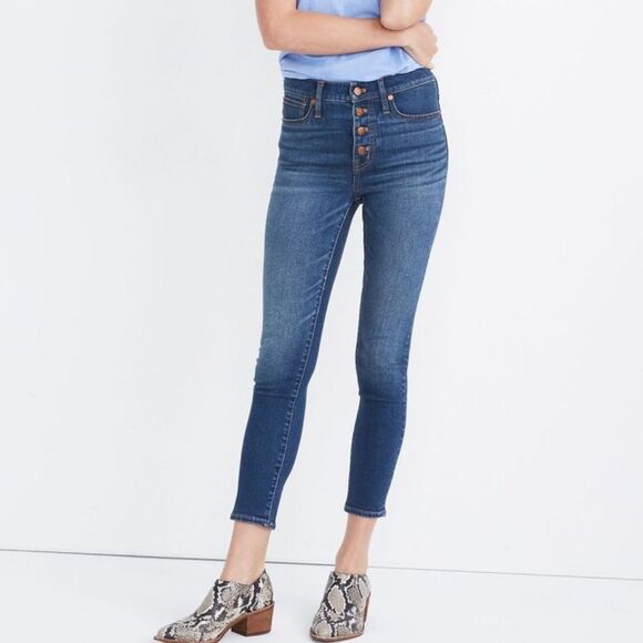 Madewell 9" High-Rise Skinny Crop Size 26 - Picture 1 of 10